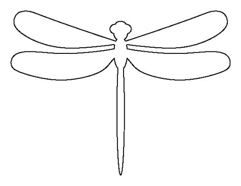 Dragonfly Template Printable